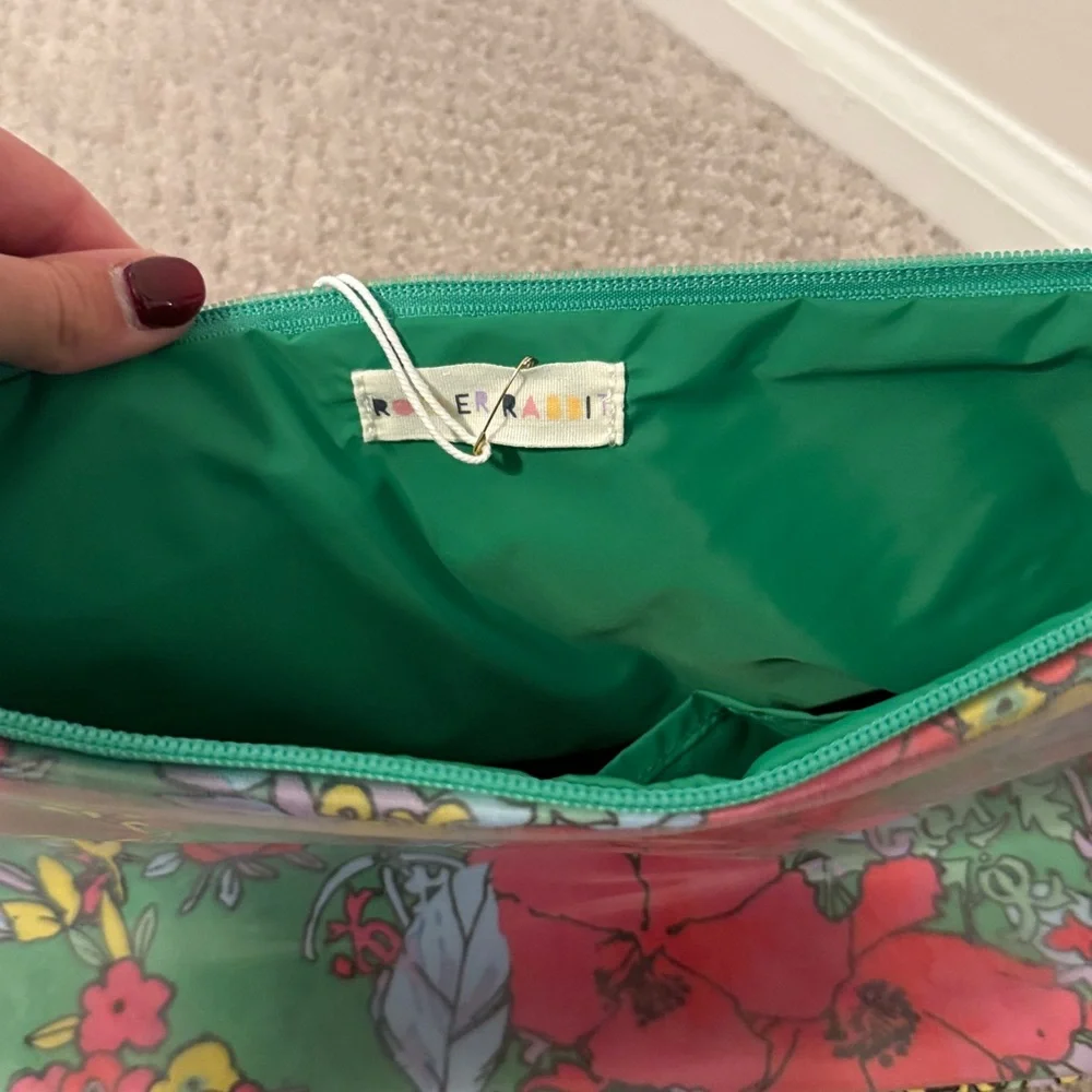 Roller Rabbit Multicolor Floral Pouch - Picture 3 of 4